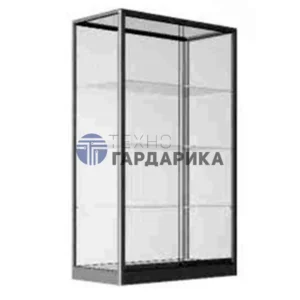 Витрина экспозиционная прямоугольная островная 1000х450х2000Н