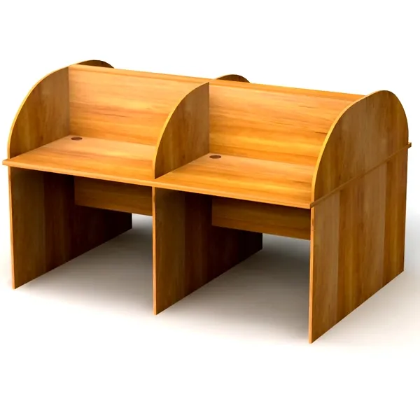 Бокс читательский 4-местный, двухстронний  1820х1400х1150