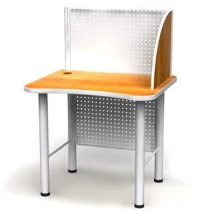 Стол читательский одноместный 860х730х1200